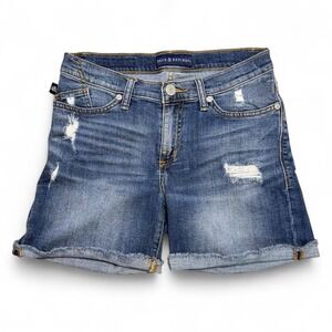 Women's Rock & Republic distressed denim shorts - size 6
